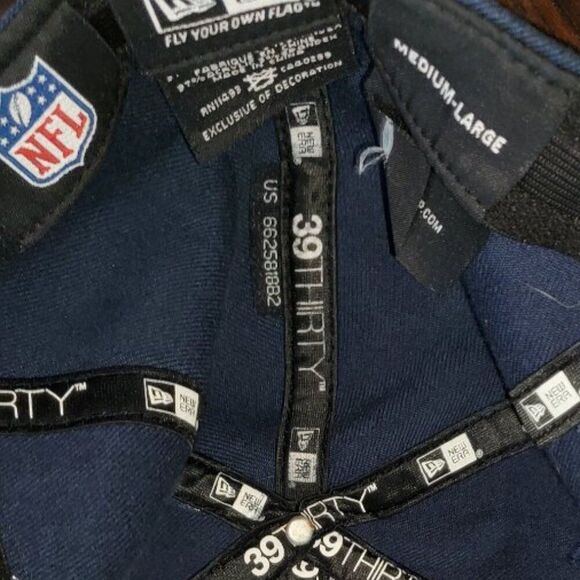 🏈 NFL Dallas Cowboy's fitted 3930 hat M/L - Picture 7 of 7